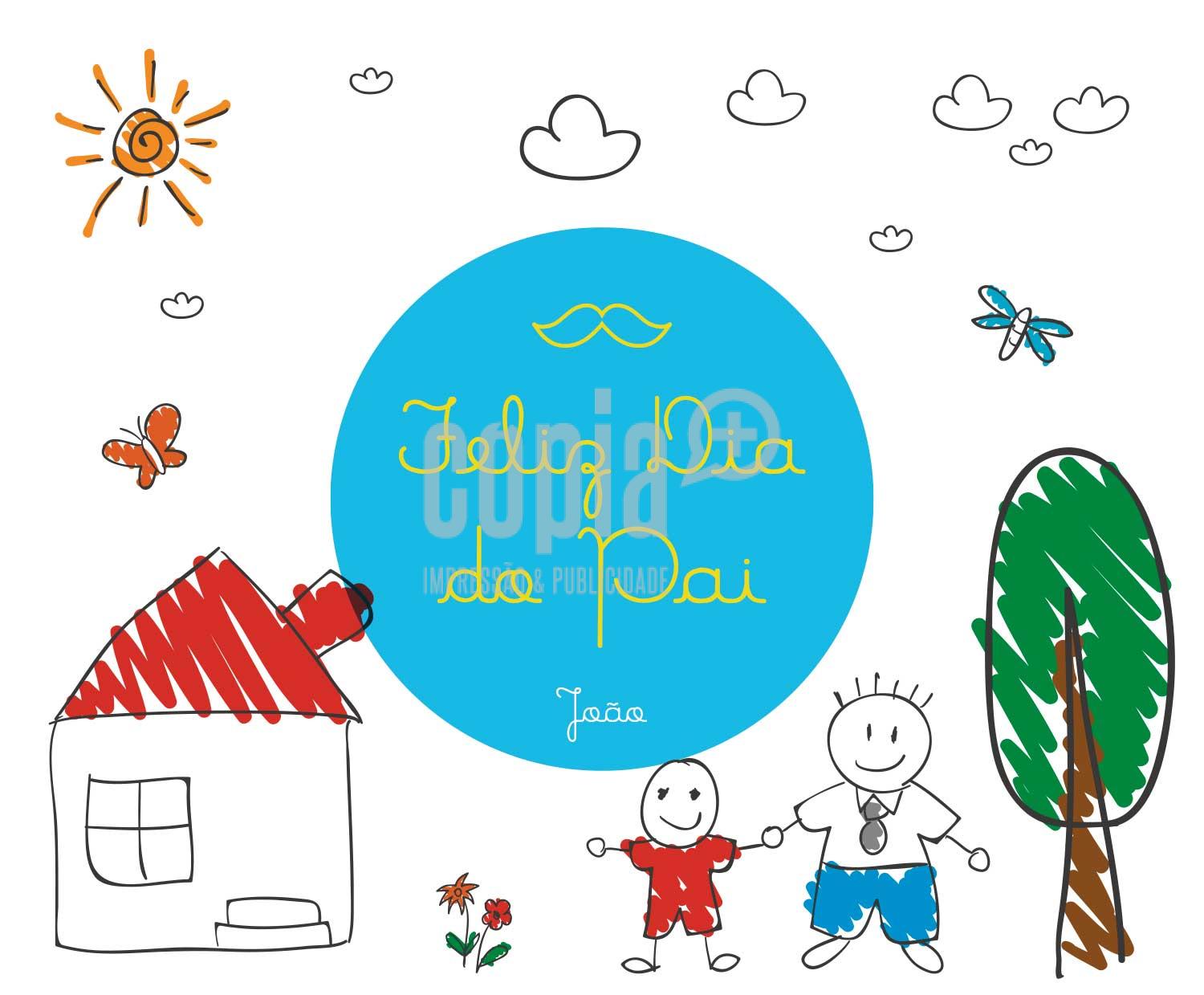 Tapete de rato Dia do Pai 13.2 copiamais