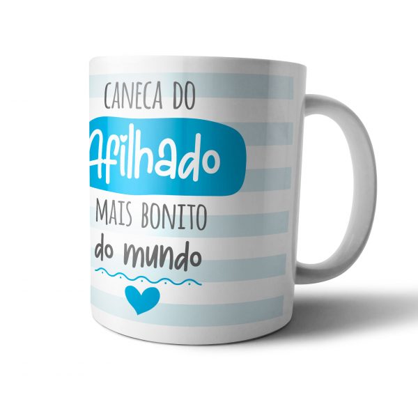 Caneca Páscoa Afilhado Mais Bonito do Mundo mod.144_1 copia+