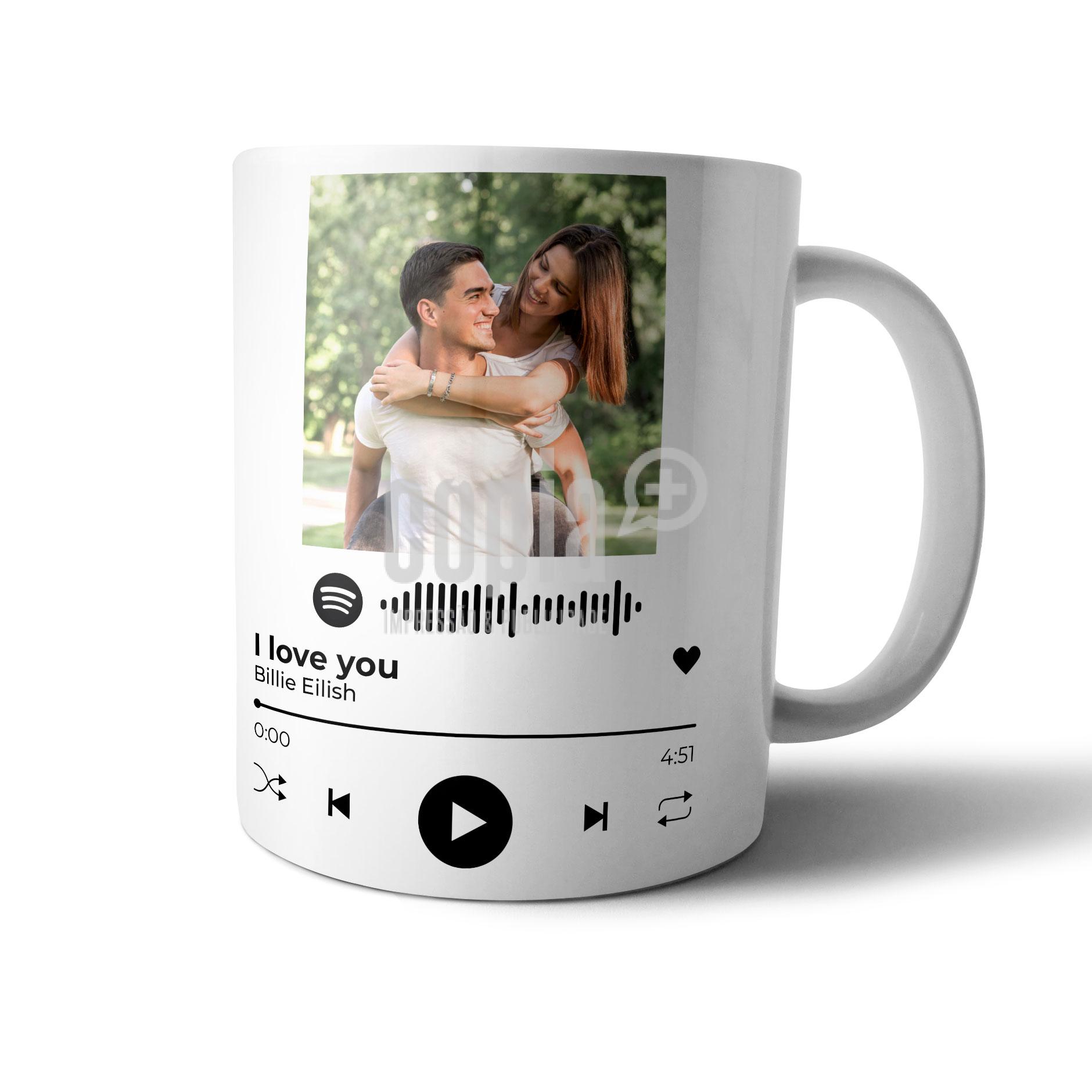 Caneca personalizável Música Spotify copia+ mod.147