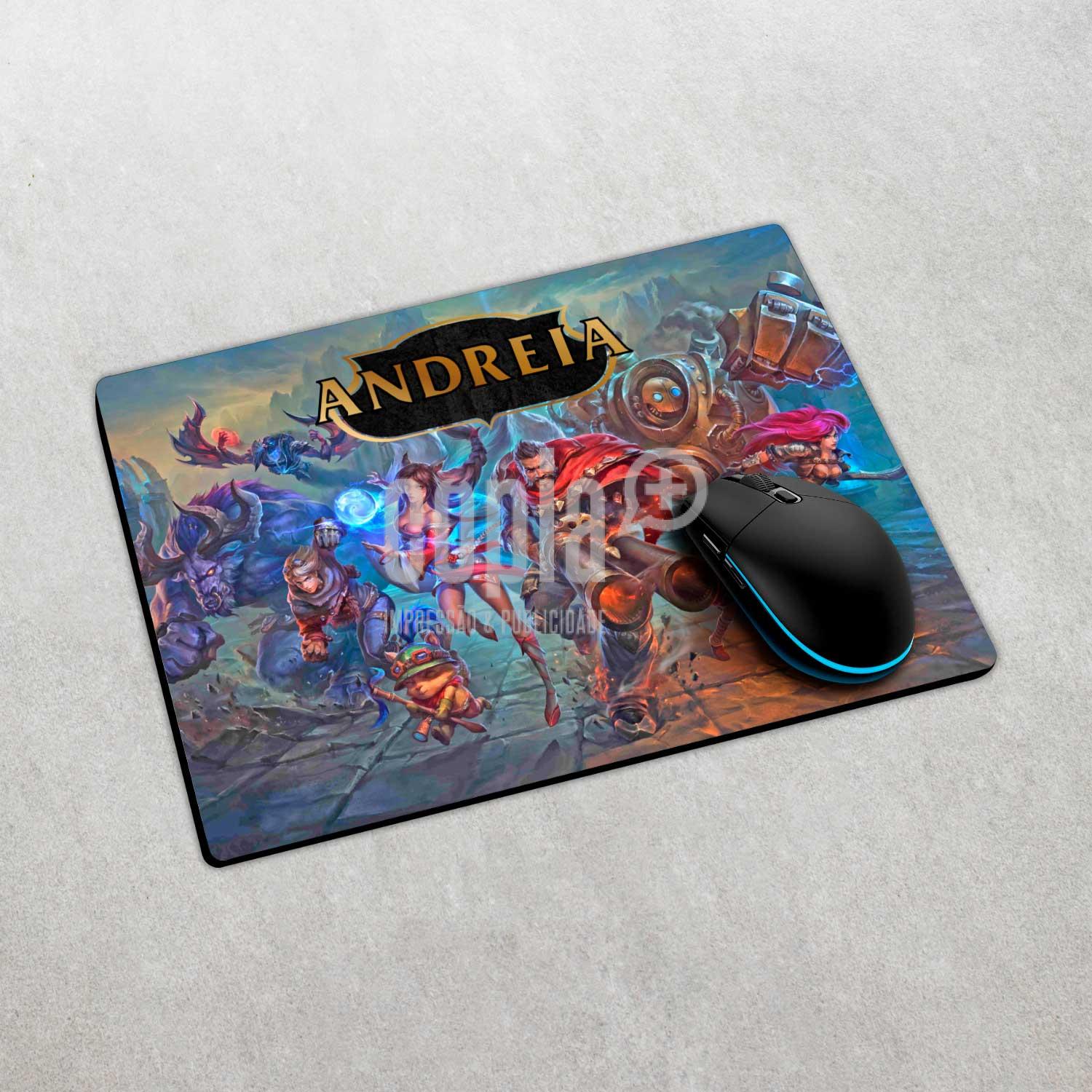 Tapete de Rato gamer A3 League of legends LOL mod.19 copiamais