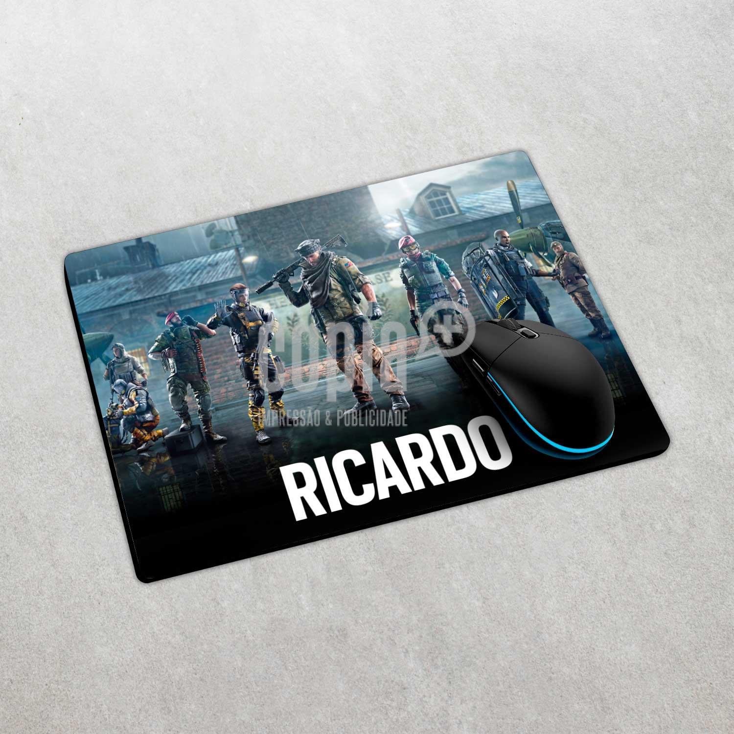 Tapete de Rato A3 gamer Tom Clancy's Rainbow copiamais mod.21