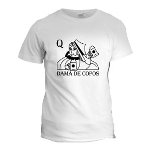 t-shirt dama de copos copiamais