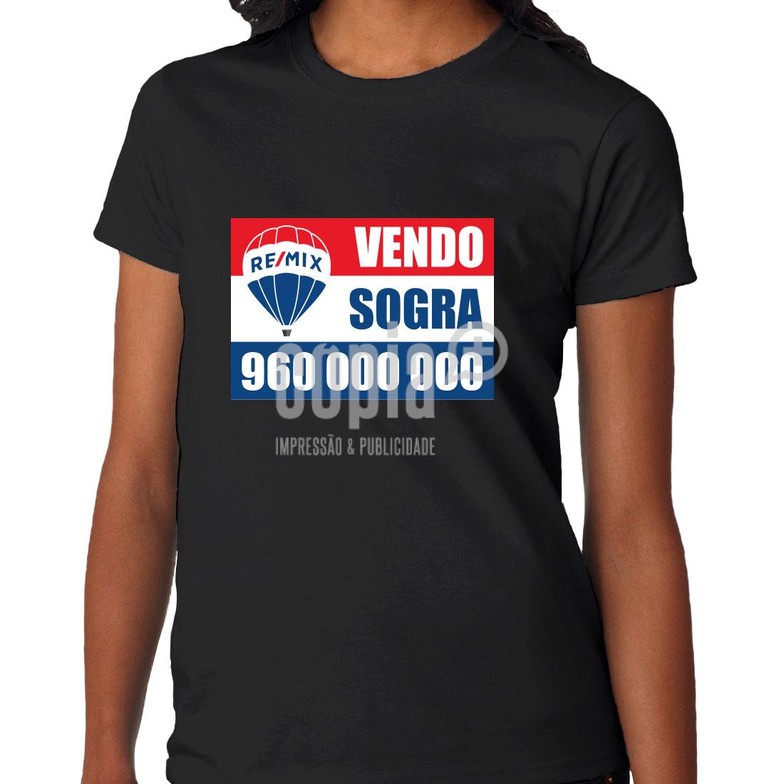 T-shirt vendo sogra remax mod.136 copiamais