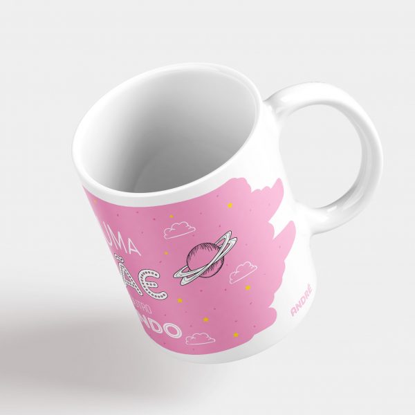 Caneca Dia da Mãe Presente És uma mãe de outro mundo mod.152_2 copiamais