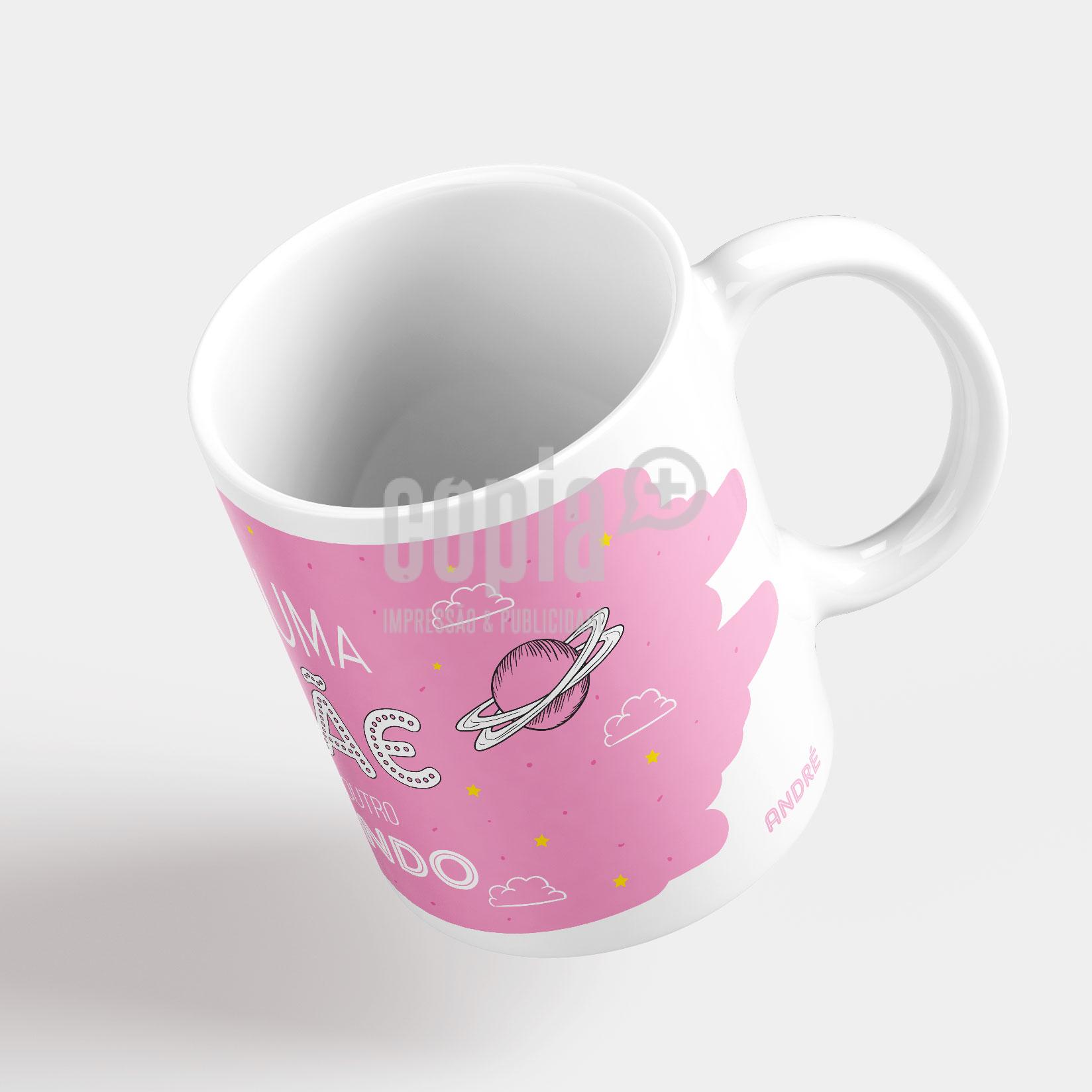 Caneca Dia da Mãe Presente És uma mãe de outro mundo mod.152_2 copiamais