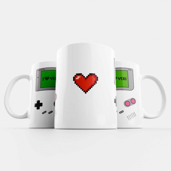 Caneca I love you Gameboy mod.157_5