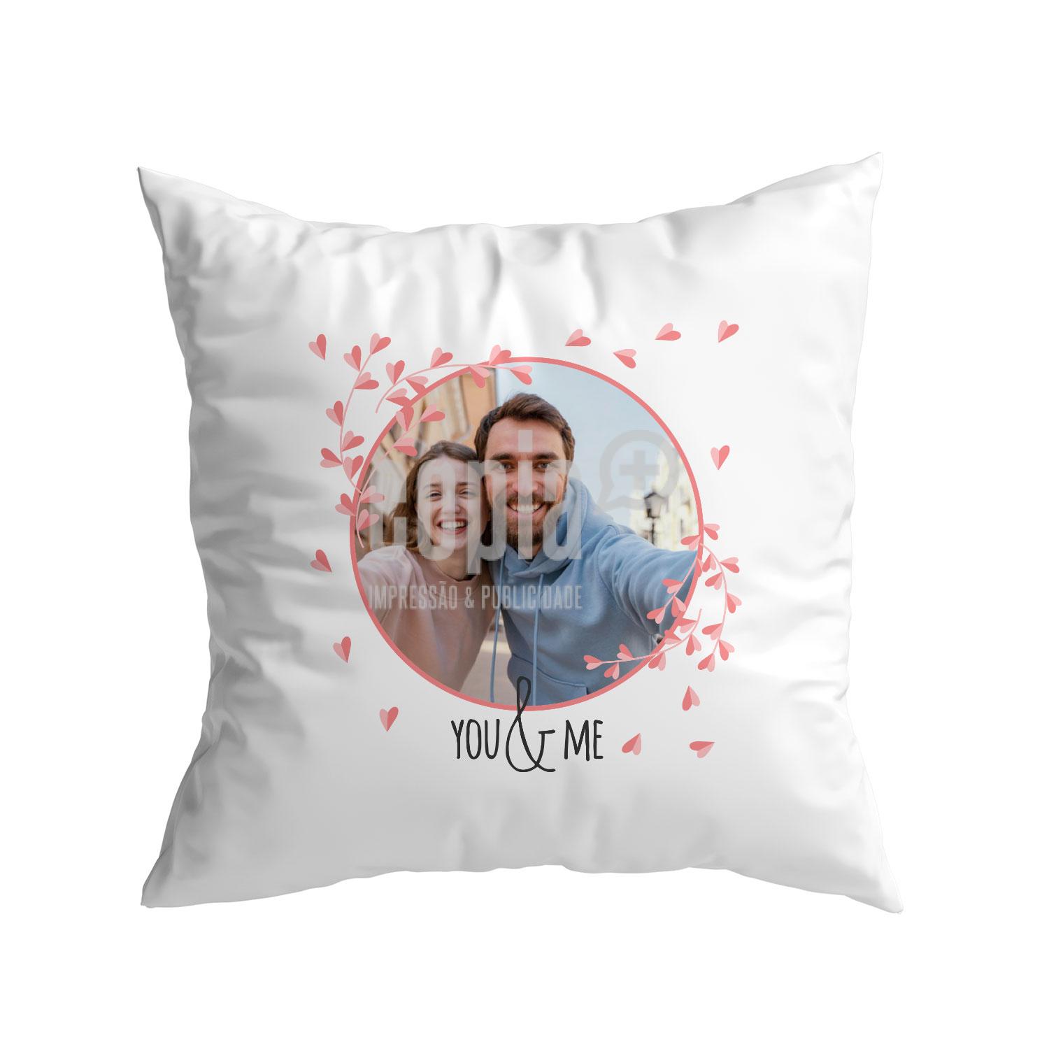 Almofada you & me casal da dos namorados copiamais mod.62