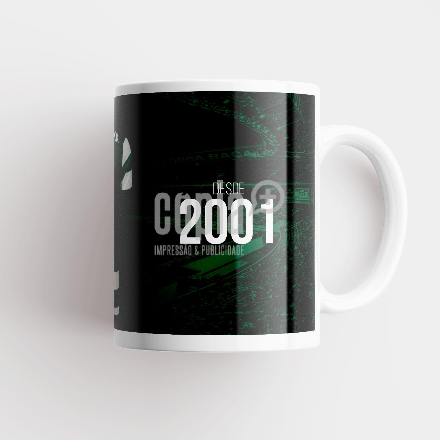 Caneca 100% sportinguista camisola sporting mod.163_3 copiamais