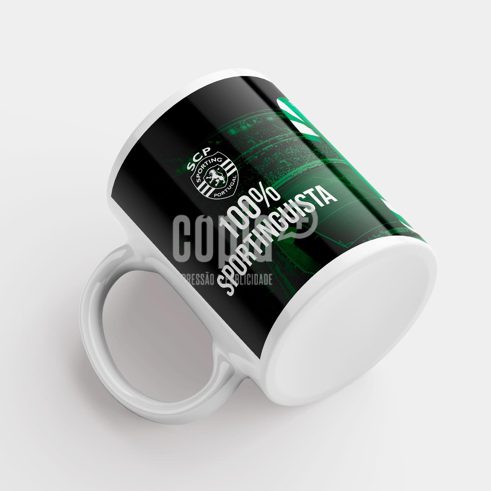 Caneca 100% sportinguista camisola sporting mod.163_4 copiamais