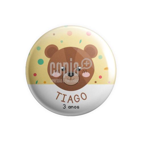 Crachá Identificação Criança Urso copiamais mod.81