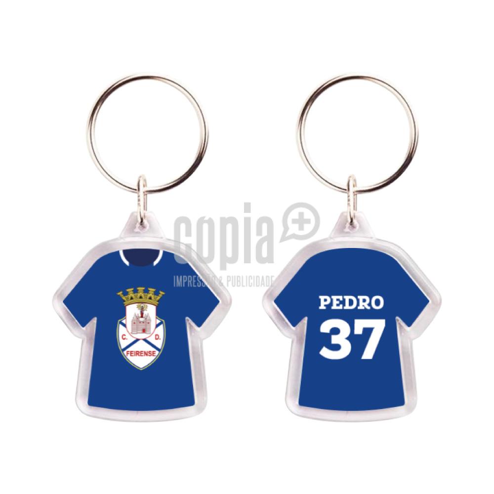 Porta-chaves camisola futebol clube desportivo feirense santa maria da feira copia+ mod.11