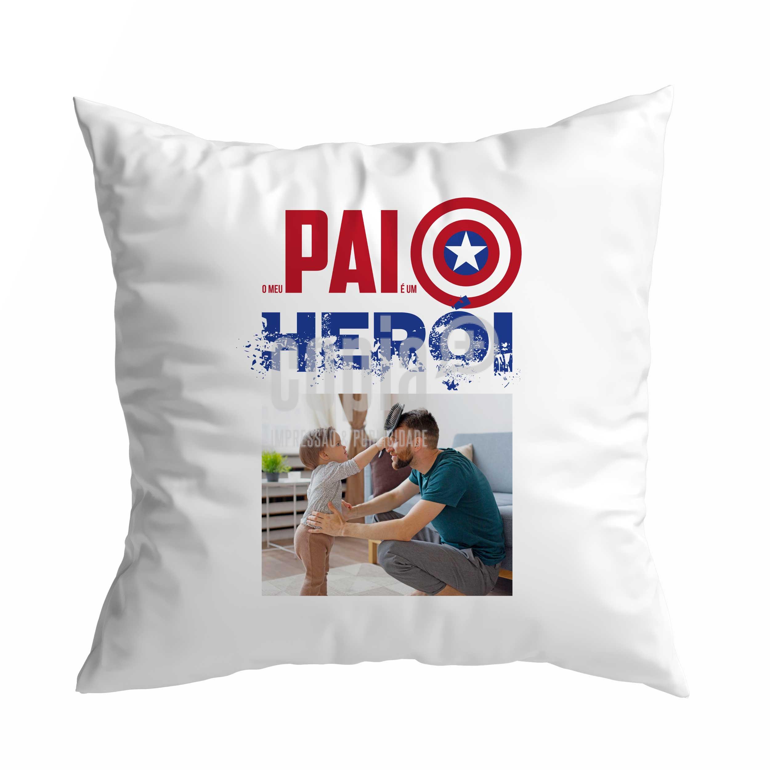 Almofada Dia do Pai o meu é um herói mod.70 cópia+