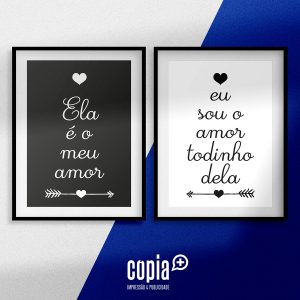 poster ela é o meu amor cartaz moldura cópia+ mod.6