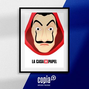 poster la casa de papel cartaz quadro cópia+ mod.93