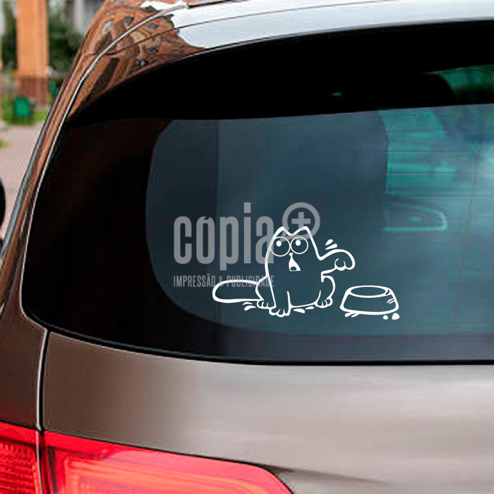 adesivo sticker autocolante gato simon's cópia+ mod.20