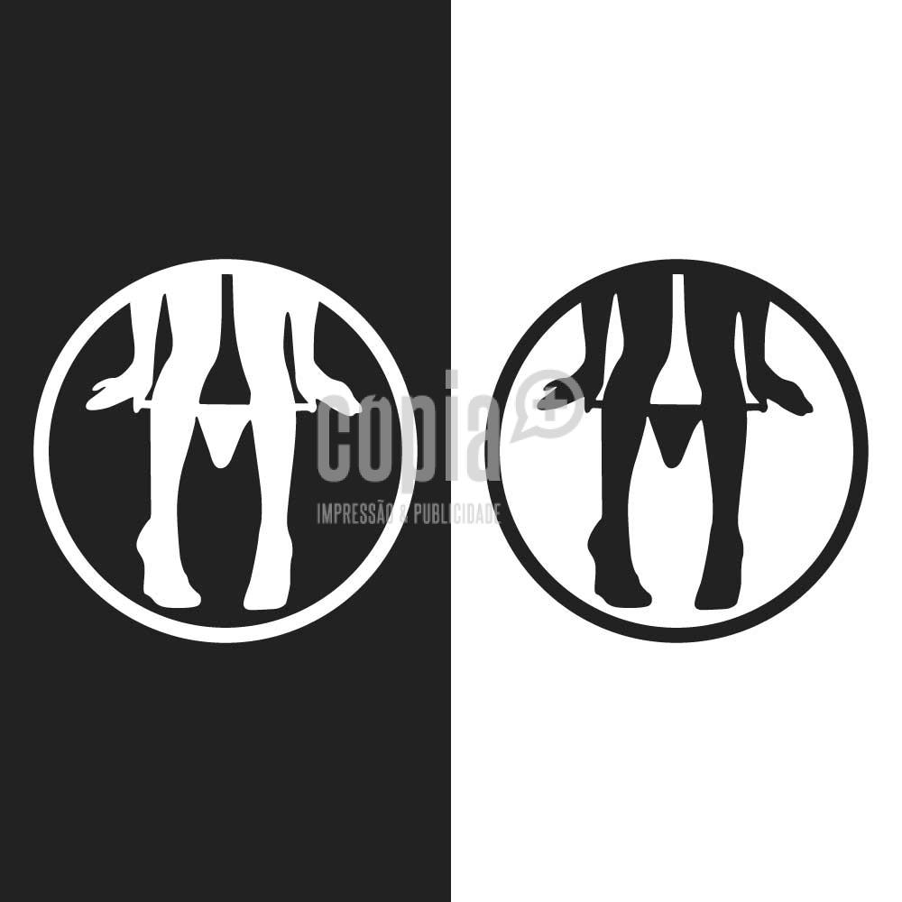 Adesivo sticker autocolante carro cueca de mulher cópia+ mod.23