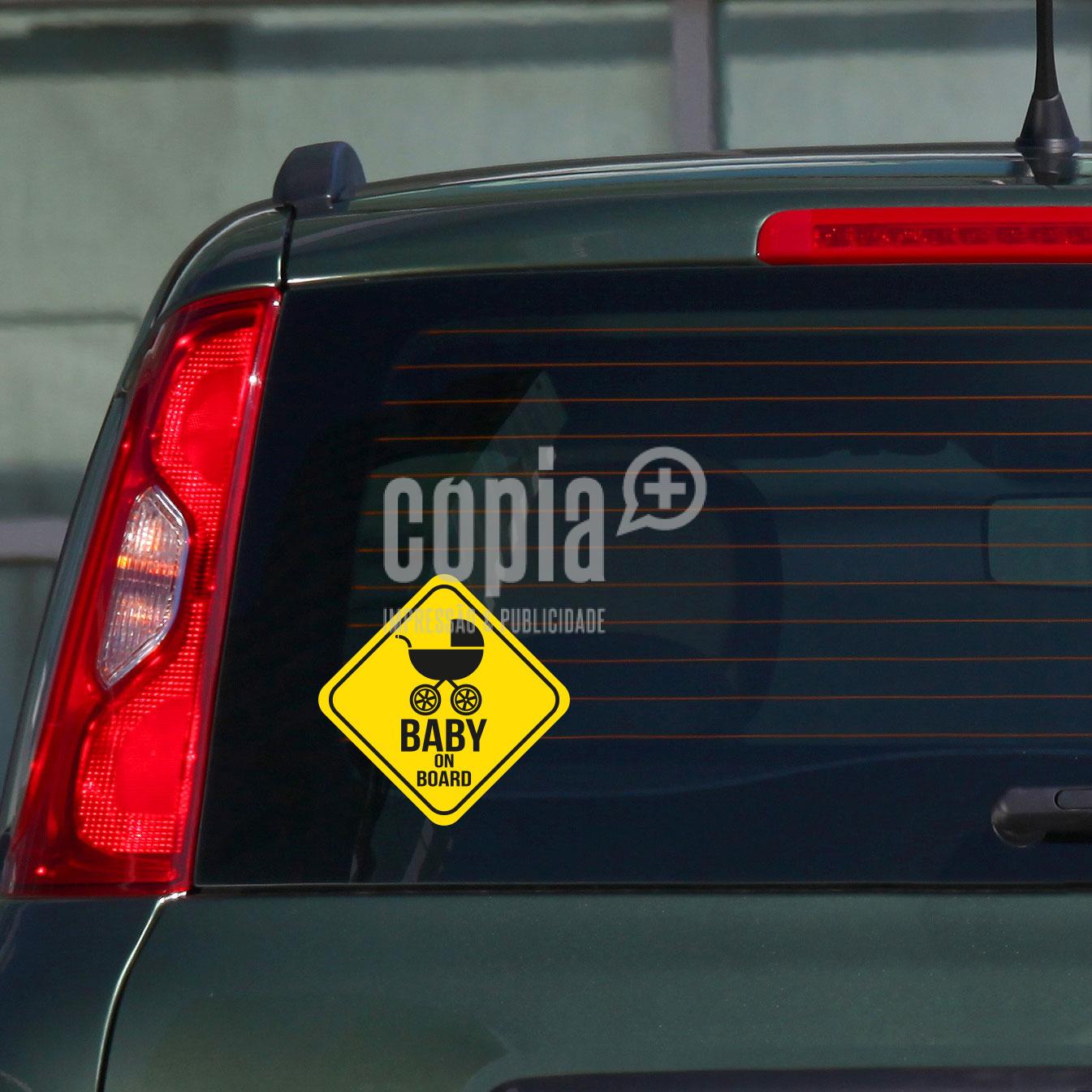 adesivo sticker autocolante carro beby on board cópia+ mod.33