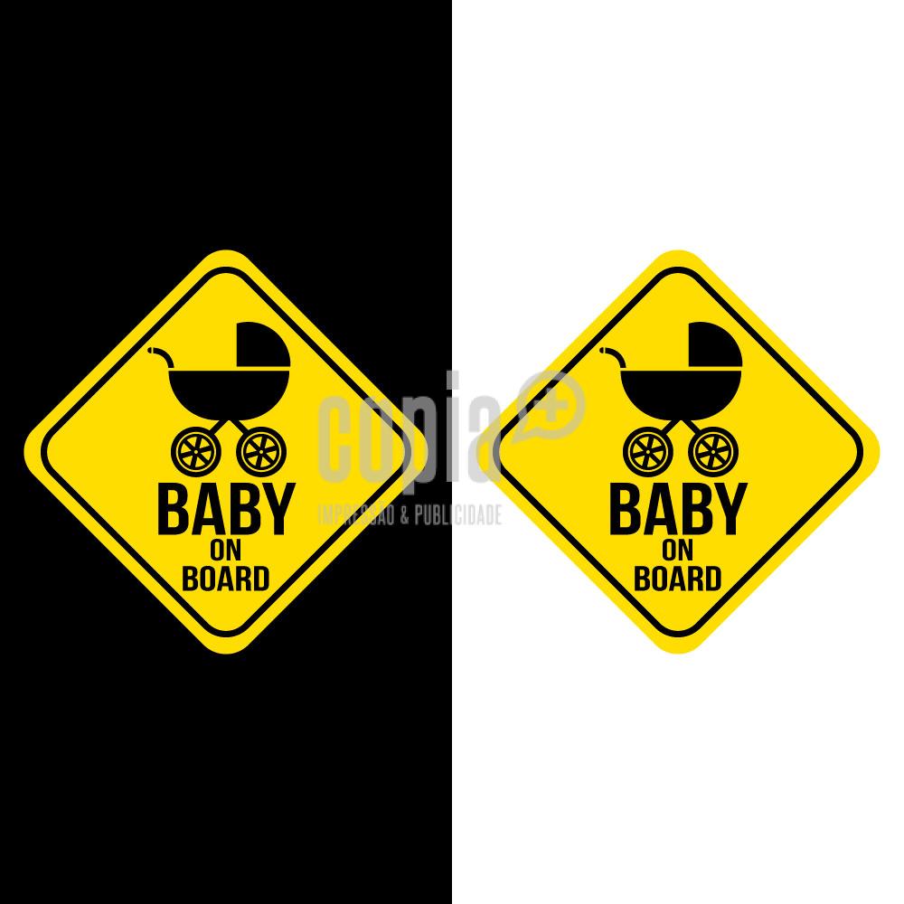 adesivo sticker autocolante carro baby on board cópia+ mod.33