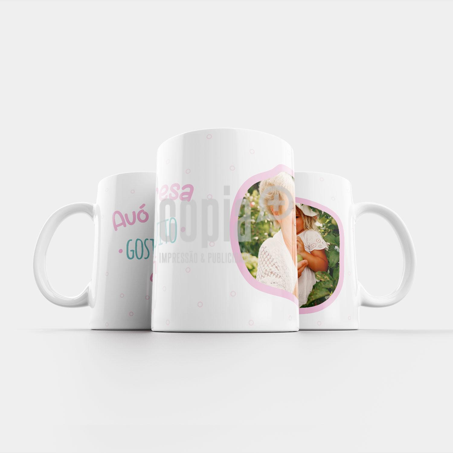 Caneca dia dos avós avó gosto muito de ti mod.194_3 cópia+