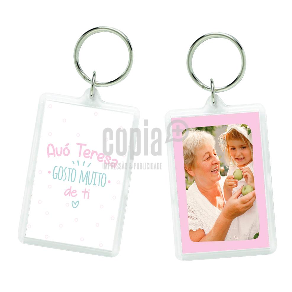 Porta-chaves dia dos avós avó gosto muito de ti mod.78 cópia+