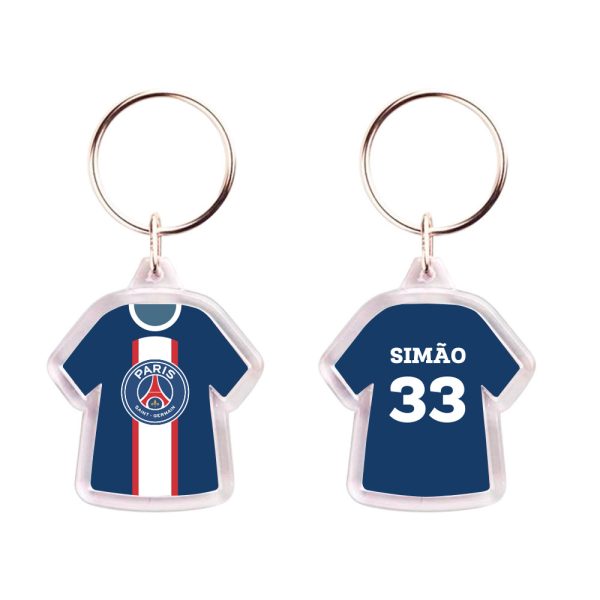 porta-chaves camisola Paris Saint-Germain Football Club