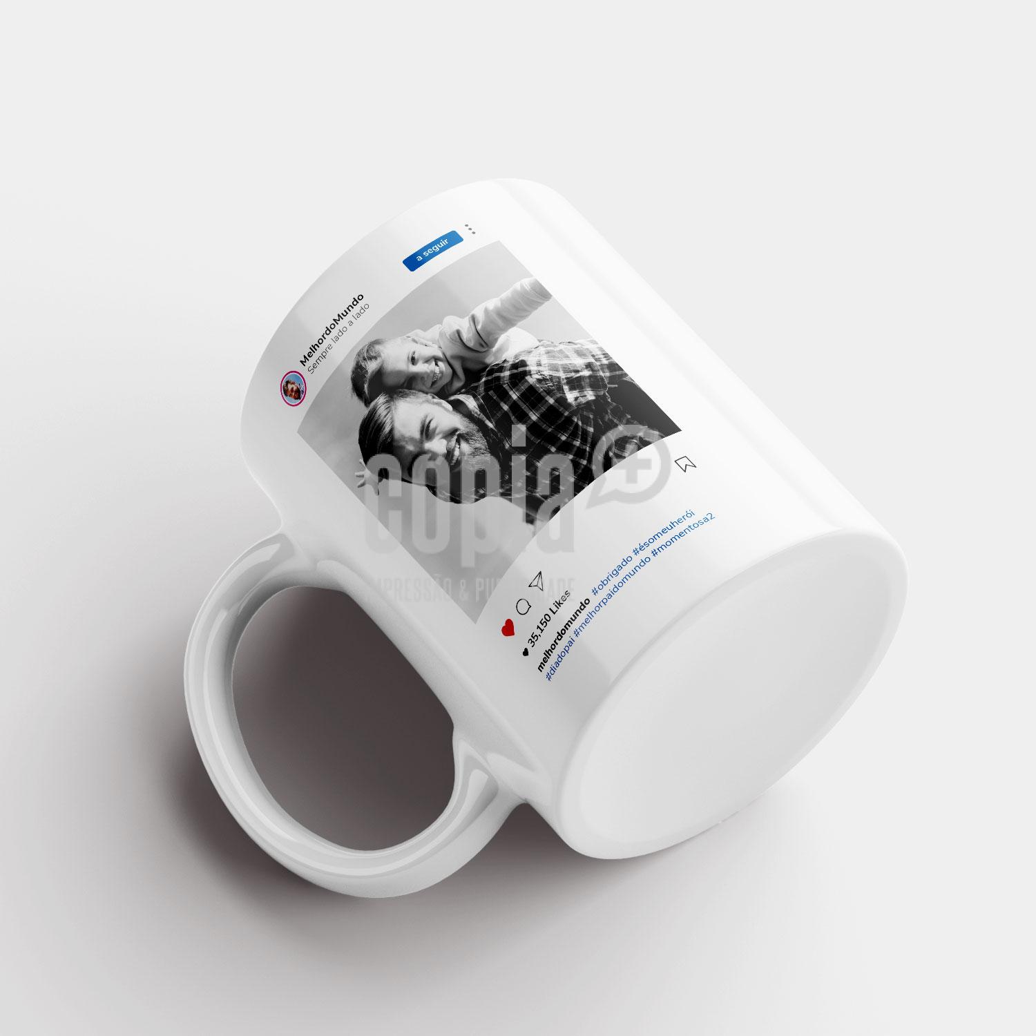 Caneca instagram dia do pai