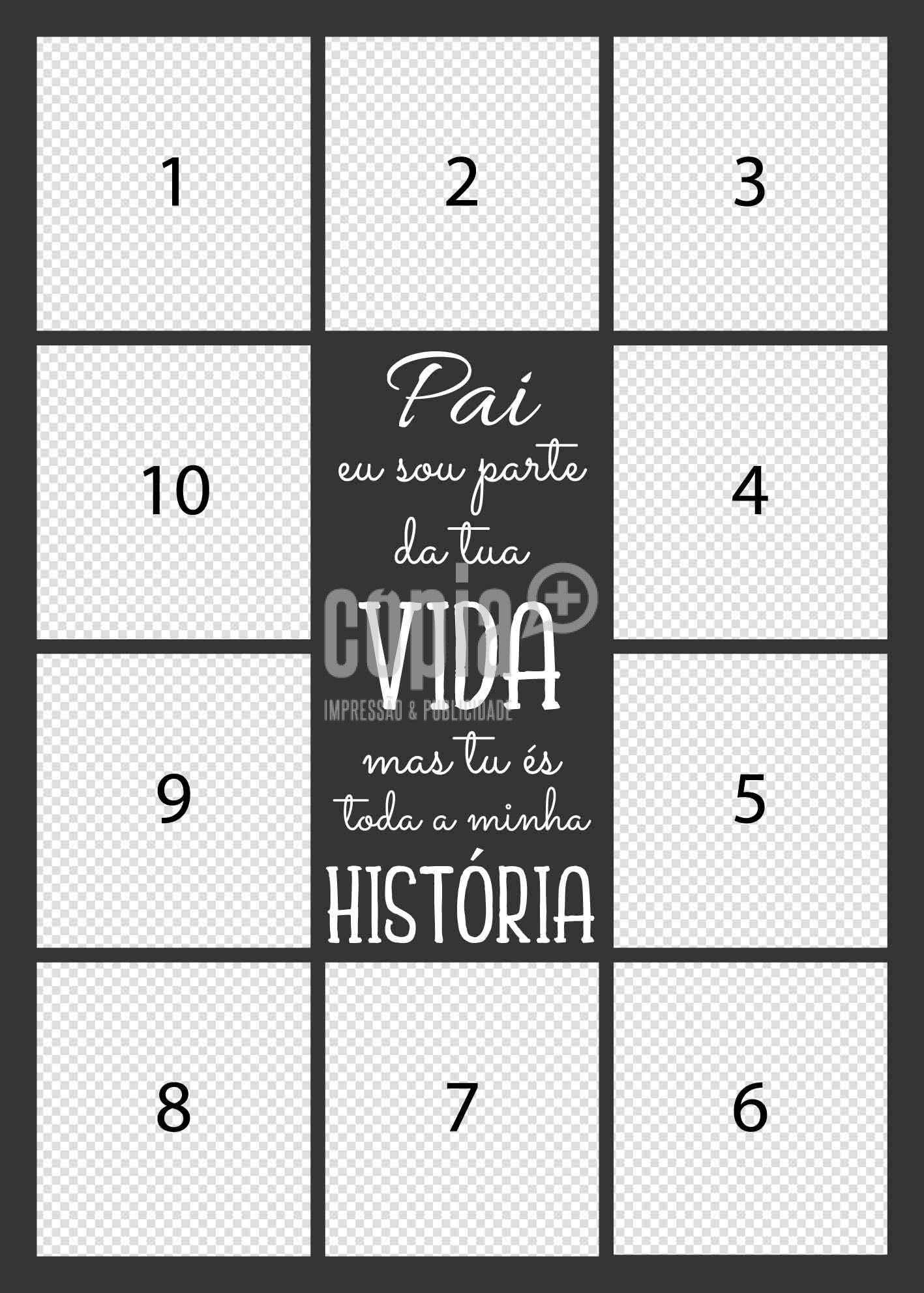 Poster - Pai eu sou parte da tua vida (Fotos a preto e branco) - Image 2