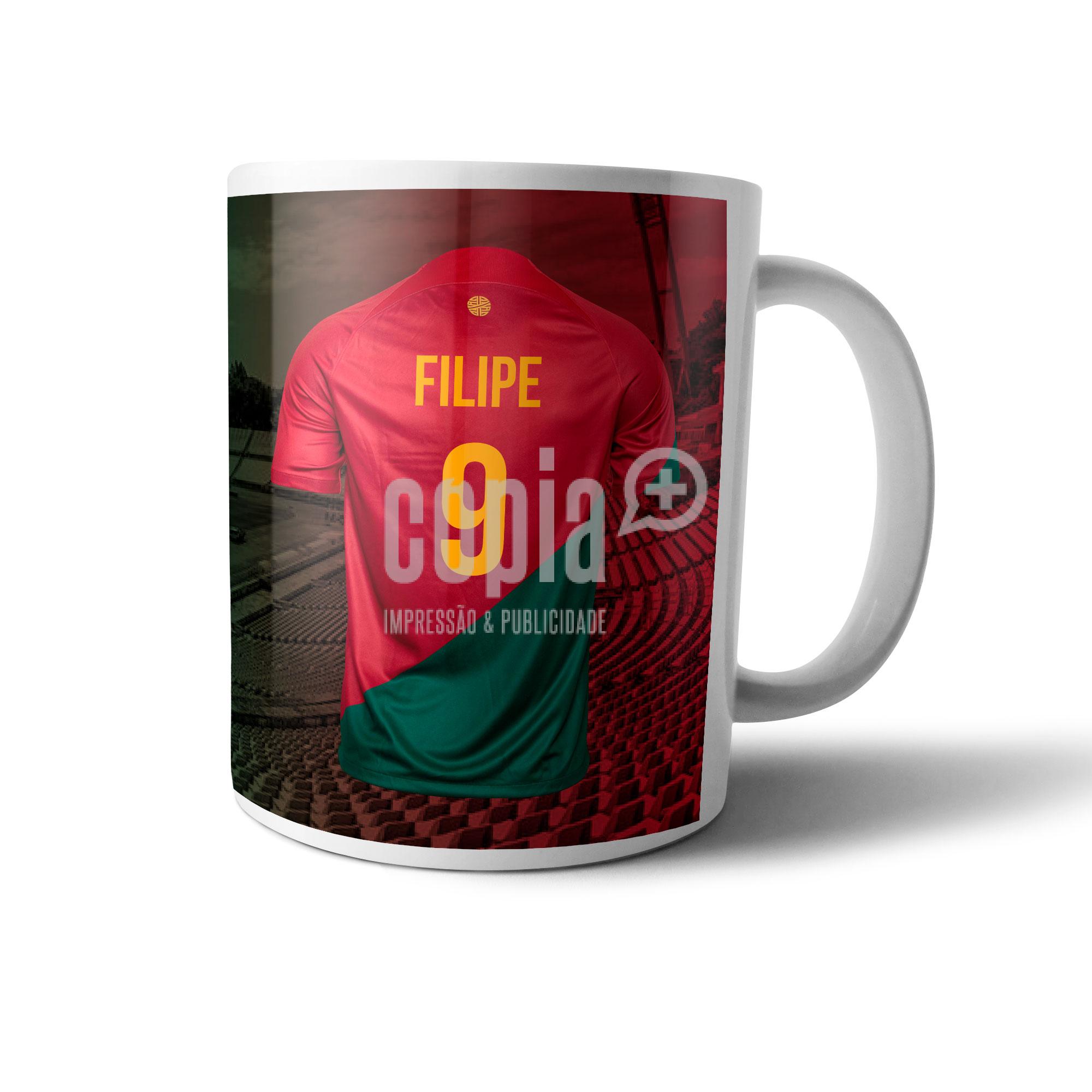 caneca camisola portugal seleção futebol cópia+ mod.213