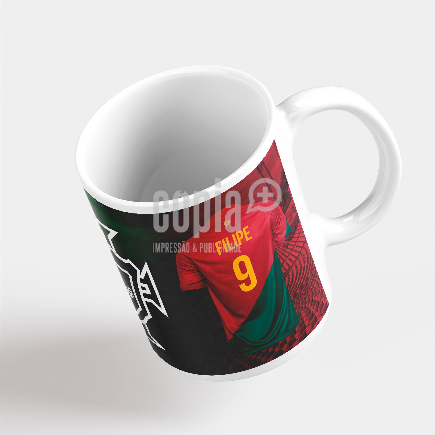 caneca camisola portugal seleção futebol cópia+ mod.213