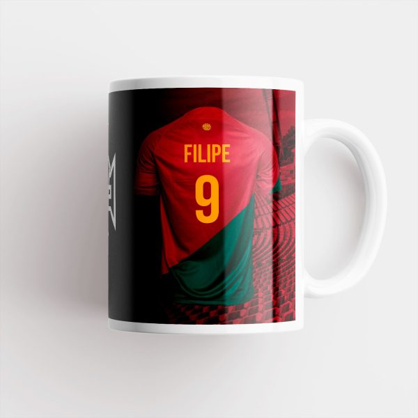 caneca camisola portugal seleção futebol cópia+ mod.213