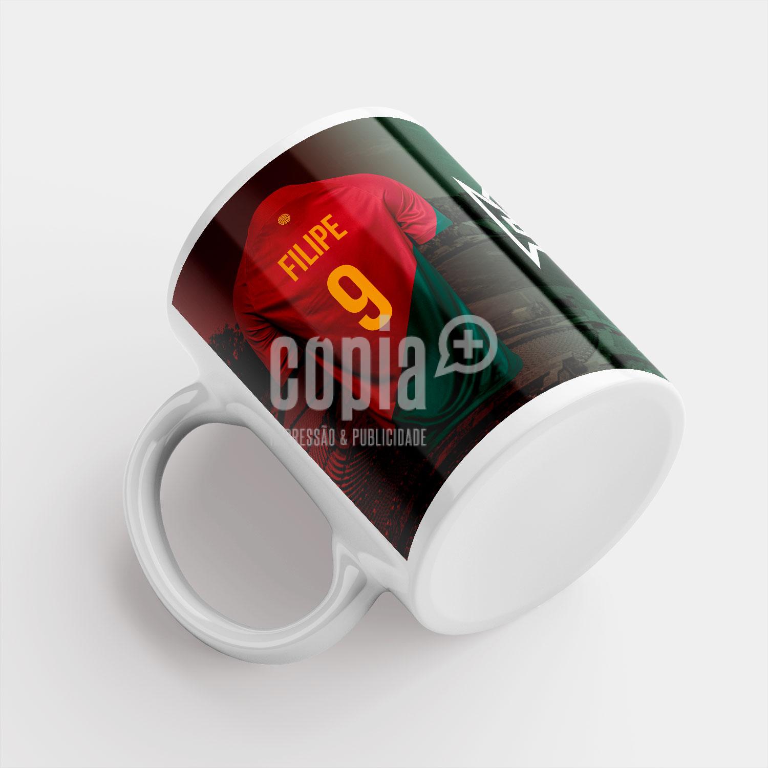 caneca camisola portugal seleção futebol cópia+ mod.213