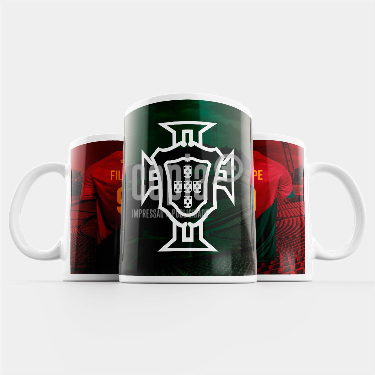 caneca camisola portugal seleção futebol cópia+ mod.213
