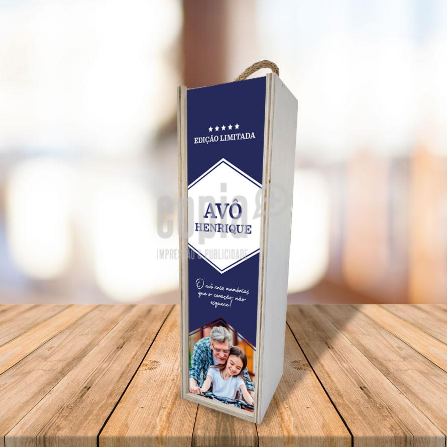 Caixa de Vinho Personalizada - Avô