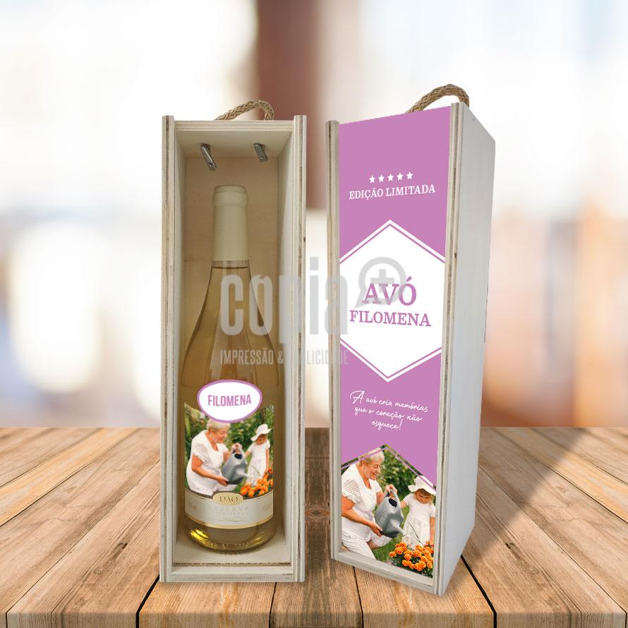 caixa de vinho personalizada avó cópia+ mod.14