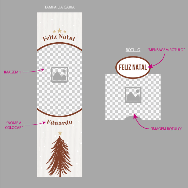 caixa para garrafa de vinho natal cópia+ mod.5