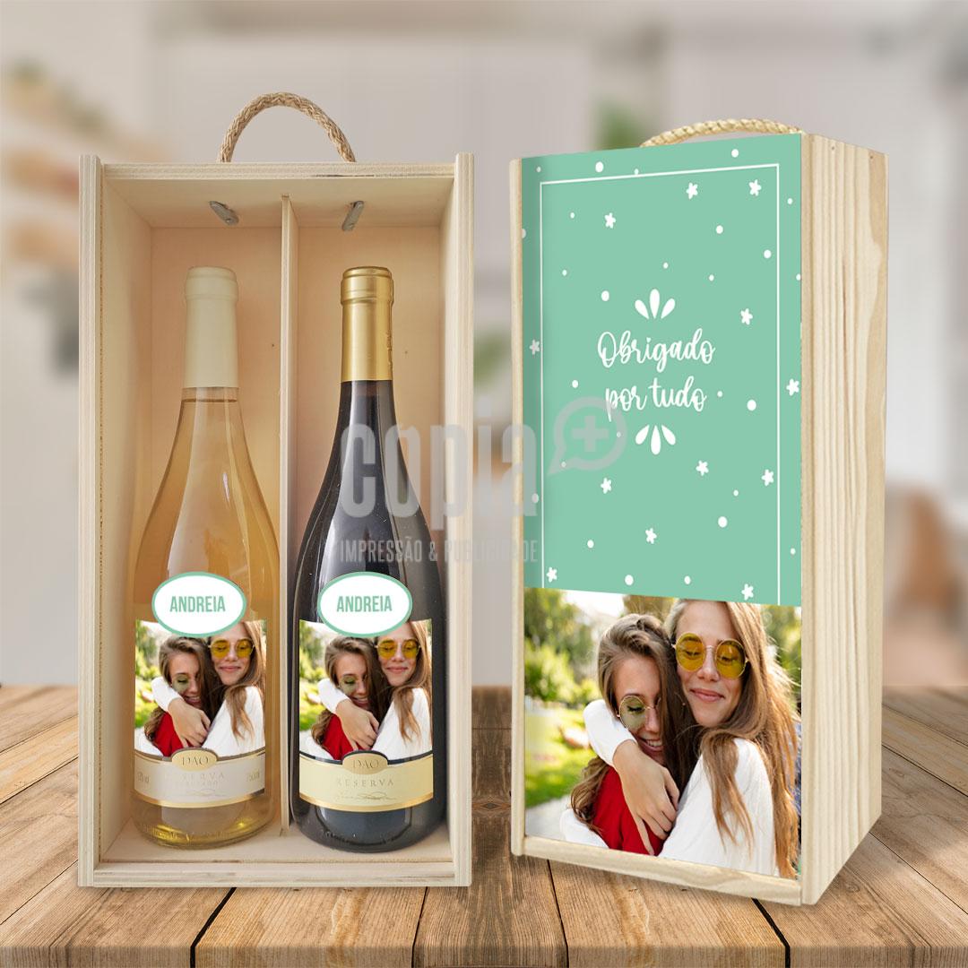 caixa para 2 garrafas de vinho mod.22