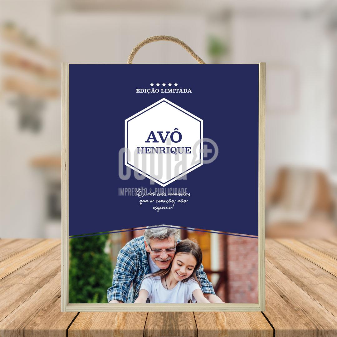 Caixa para 3 garrafas avô mod.13