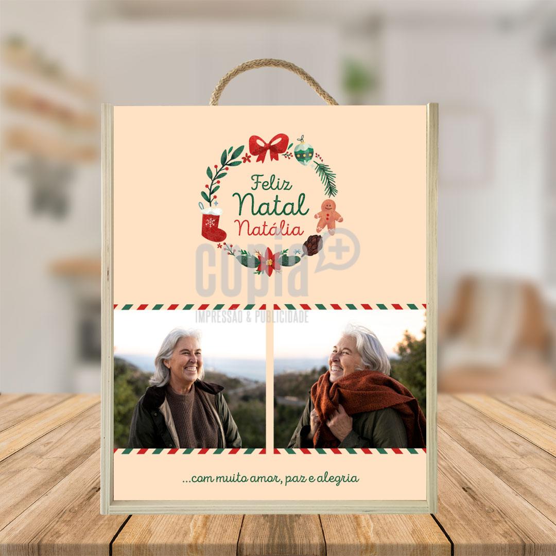 caixa para garrafas de vinho feliz natal mod.4