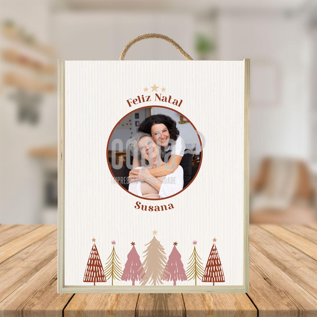 caixa para 3 garrafas de vinho mod.5 feliz natal