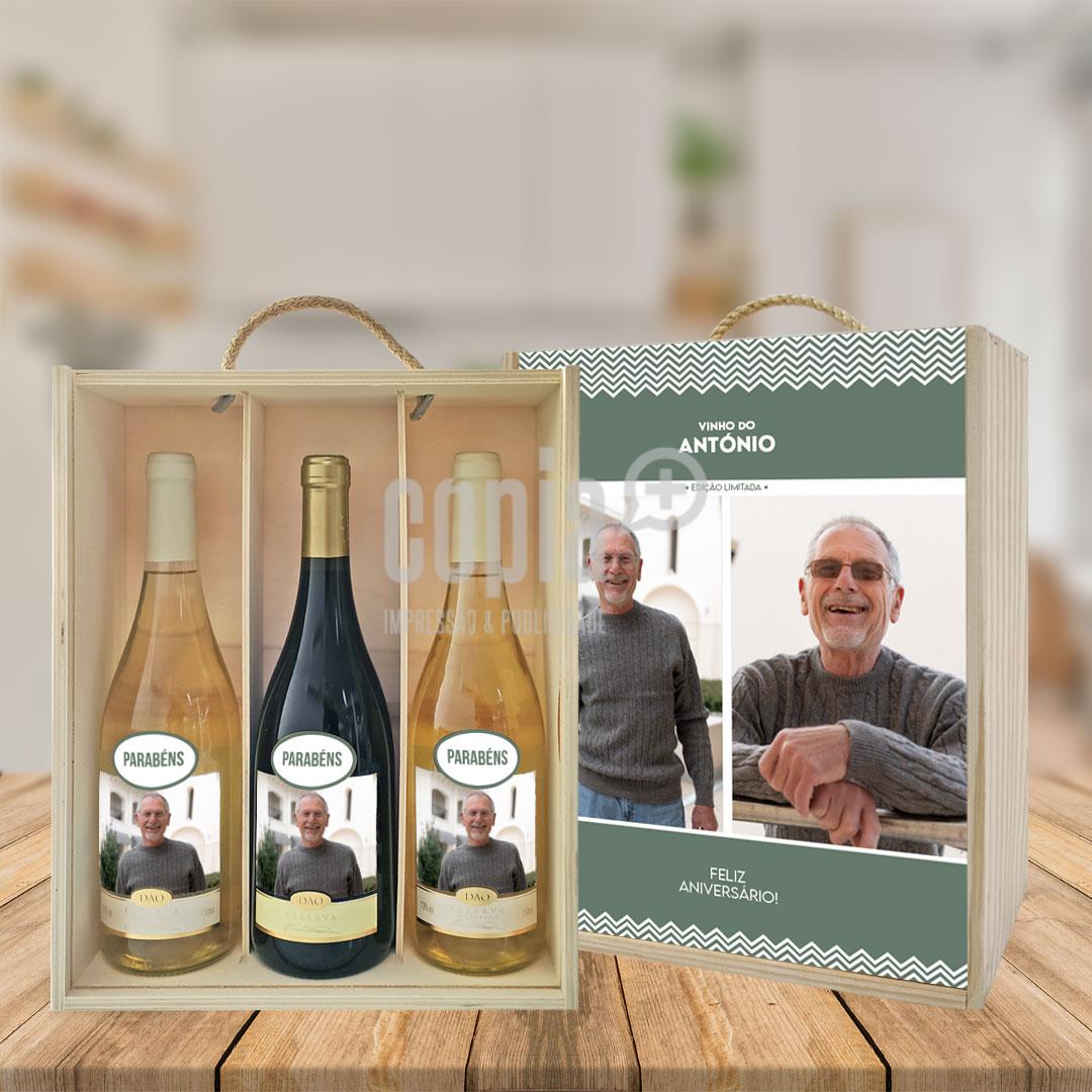 Caixa + 3 garrafas de vinho cópia+ mod.7